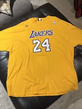 Camiseta Masculina Vintage Adidas Kobe Bryant #24 Los Angeles Lakers Amarela NBA, usado comprar usado  Enviando para Brazil