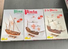 MINI MAMOLI - A SET OF 3, NINA, PINTA, & S.TA MARIA MODEL SHIP KITS for sale  Shipping to South Africa