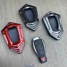 1PC Carbon Fiber Car Key Case Cover for Mercedes E C W205 W212 W176 GLC CLA GLA for sale  Shipping to South Africa