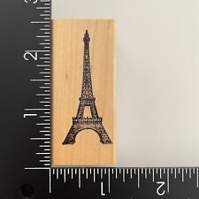 Usado, Estampillas de goma de la Torre Eiffel de París estampilla de goma montada en madera segunda mano  Embacar hacia Argentina