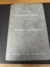 Original humber hawk for sale  THORNTON-CLEVELEYS