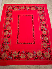 Red oblong tablecloth for sale  Maryville