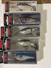 LOT OF 5 RAPALA CRANKBAIT SHAD RAPS FISHING LURES TACKLE BOX FIND for sale  Shipping to South Africa