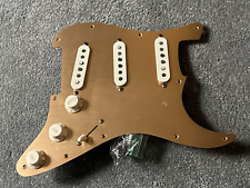 Squier 40th Anniversary Stratocaster guitar gold pickguard pickups for sale  Shipping to South Africa