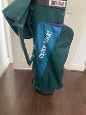 Taylor Made Golf Bag Green & blue Vintage Retro 4 Way Divider for sale  Shipping to South Africa