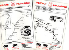 midland red timetable for sale  FAKENHAM