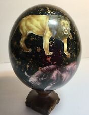 Decoupage ostrich egg for sale  Red Wing