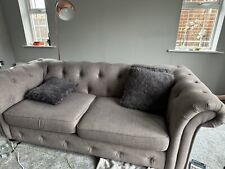 Seater chesterfield sofa for sale  CAMBERLEY