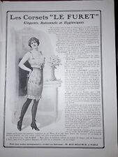 Ancienne publicite corsets d'occasion  Valognes