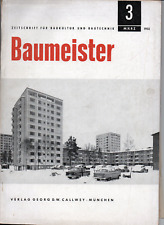 Baumeister 1958 1957 gebraucht kaufen  Kelheim