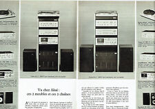 Occasion, Publicité Advertising 108  1978   AKai chaine hi-fi Pro 1 & Pro 2 (2 pages) d'occasion  Tinténiac