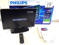 Casa rodante Philips LCD TV 19PFL4505D 19"" monitor de televisión monitor de 19"" retro juegos HDMI VGA control remoto segunda mano  Embacar hacia Argentina