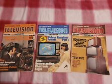 Television practical magazines for sale  DAVENTRY