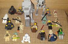 Lote de 20 minifiguras Lego Star Wars Vader Luke Palpatine Boba Fett C3PO At-st &at Yoda comprar usado  Enviando para Brazil