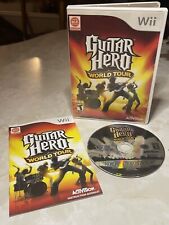 Guitar Hero: World Tour (Nintendo Wii, 2008) Completo e Testado com MANUAL comprar usado  Enviando para Brazil