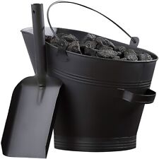 Black steel bucket for sale  GLASGOW