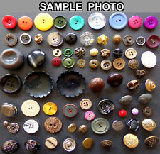 50 UNIQUE CRAFT BUTTONS: Random Lot Vintage Mixed Button & Connector Variety Set for sale  Shipping to South Africa