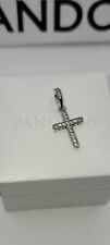 Pandora Sterling Silver Clear CZ Cross Faith Sparkling Dangle Charm (Retired? for sale  Shipping to South Africa