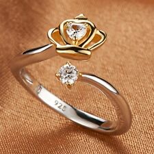 925 STERLING SILVER PLATED ADJUSTABLE FINGER RING FOR WOMEN  NOT TOE RING for sale  LONDON