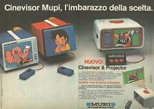 X9587 Cinevisor MUPI - Heidi - Popeye - Goldrake_Pubblicità 1979 - Advertising usato  Villafranca Piemonte