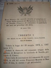 Regio decreto 1884 usato  Italia