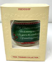 Ornamento de amizade Hallmark datado de 1980 coleção aparador de árvore de vidro Natal comprar usado  Enviando para Brazil