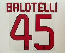 Kit nameset personalizzazione AC Milan BALOTELLI 45 Nome numero maglia 2013-14, usato usato  Italia