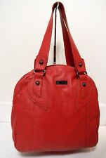 Bolsa de ombro feminina JOE'S feminina vermelha couro genuíno alça dupla grande comprar usado  Enviando para Brazil