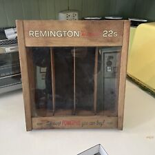 Vtg Original Wood DuPont Remington “High Speed” 22 Ammo Counter Display Box Case for sale  Shipping to South Africa