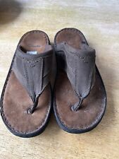 mens leather flip flops for sale  HORSHAM