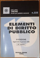 Elementi diritto pubblico usato  Pordenone