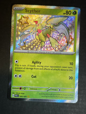 Pokémon TCG Scyther Scarlet & Violet: Paldean Fates 095/091 Holo Shiny Rare for sale  Shipping to South Africa