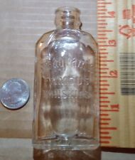 Usado, "Seagram's FAMOSOS WHISKIES RARO Antigua Miniatura Botella de Corcho de Vidrio de Licor 4 1/8" segunda mano  Embacar hacia Argentina