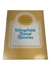 Unforgettable Musical Memories: A Readers Digest Songbook, 1984, Piano Music for sale  Shipping to South Africa