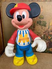 Figura de plástico vintage de Mickey Mouse / posable / 12 pulgadas de alto, usado segunda mano  Embacar hacia Argentina