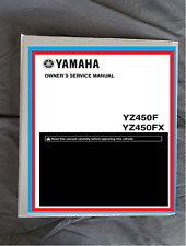 2021 Yamaha YZ450 YZ450FX service workshop manual 21 for sale  Shipping to South Africa