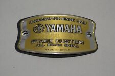 YAMAHA STAGE CUSTOM BADGE for YOUR BASS SNARE TOM FLOOR and DRUM SET! LOT i90 for sale  Shipping to South Africa