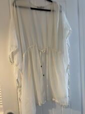 White sheer kaftan for sale  ABERGAVENNY