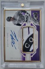 2020 Topps Definitive Nolan Arenado Framed Auto Patch 09/10 for sale  Shipping to South Africa