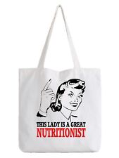 Nutricionista Damas Bolso de Mano Comprador Regalo Nutrición Alimentación Fitness Entrenador Deportivo Trabajo segunda mano  Embacar hacia Mexico