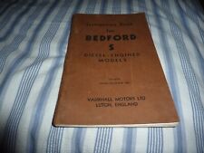 Instruction book bedford for sale  MINEHEAD