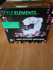 Style Elements Mini Sewing Machine 2 Speeds 100 Accessories Auto Thread Rewind, used for sale  Shipping to South Africa
