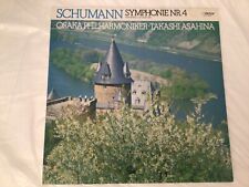 LP Schumann sym no 4 Takashi Asahina Osaka Philharmoniker Japan JVC SJX 9545 JP na sprzedaż  Wysyłka do Poland
