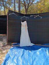 Beautiful David's Bridal Sleeveless Wedding Dress Size 8, used for sale  Shipping to South Africa