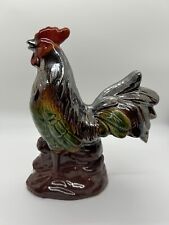 Ceramic rooster iridescent for sale  Gulf Shores