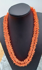 Vintage orange necklace for sale  HIGHBRIDGE
