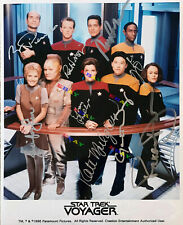 Usado, Foto reimpressão autografada assinada 8x10 elenco de Star Trek Voyager comprar usado  Enviando para Brazil