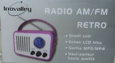 Radio retro lila gebraucht kaufen  Töging a.Inn