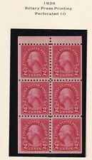 1928 booklet pane for sale  Perryville