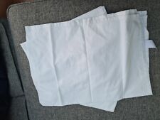 Used, 2x John Lewis baby White cot sheet 100% cotton Approx 96 x 69cm Vgc for sale  Shipping to South Africa